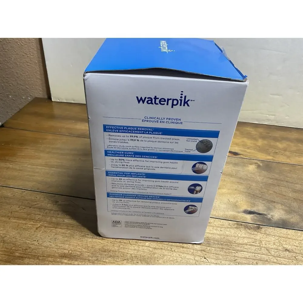 Waterpik Aquarius Electric Water Flosser WP-660 White PrecisionPulse 10 Settings